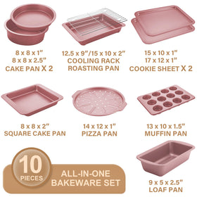 HONGBAKE nonstick coating delivers effortless release and simple cleanup after every bake
