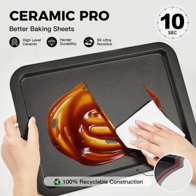 HONGBAKE nonstick coating enables quick food release and easy cleanup.