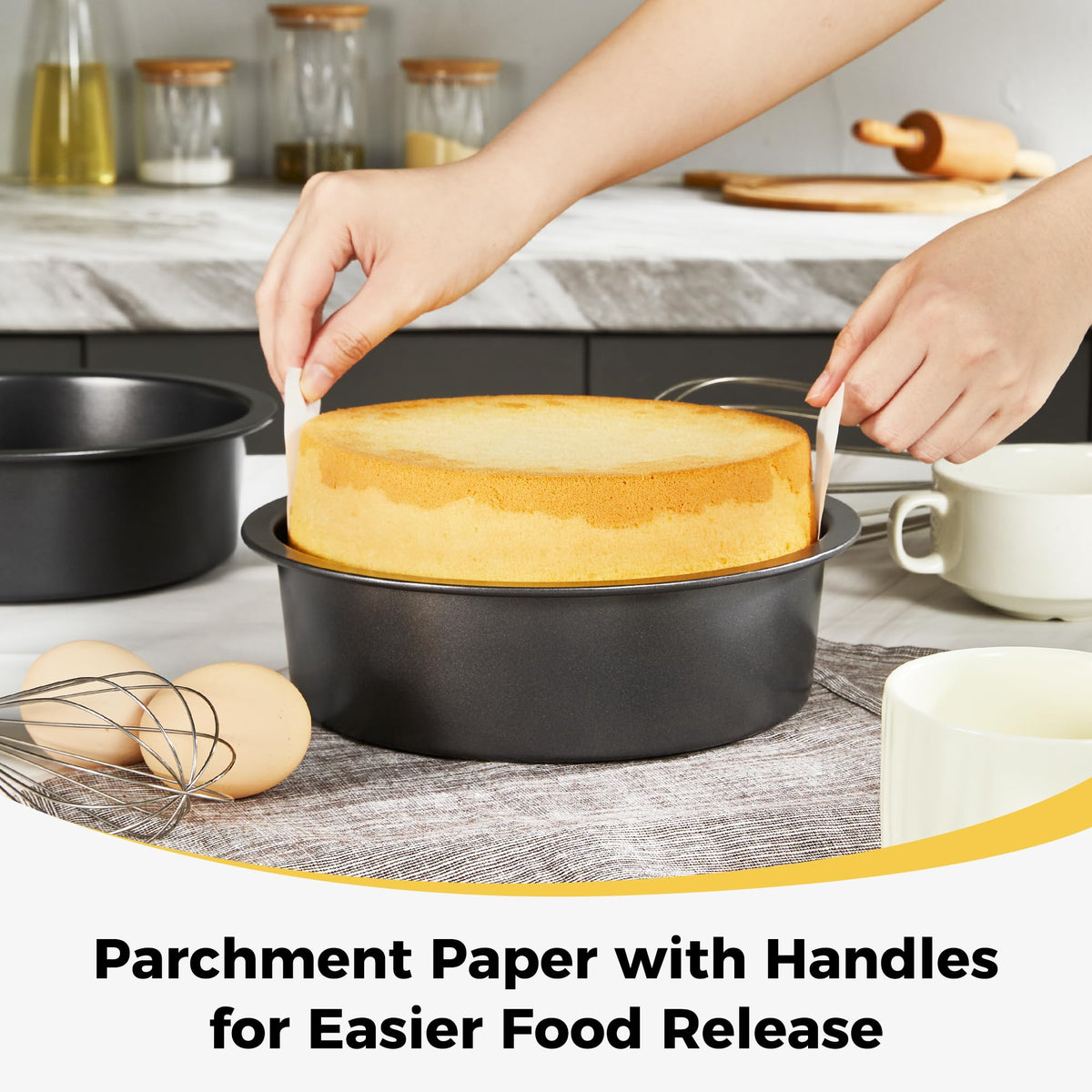 HONGBAKE nonstick coating provides quick release and easy cleanup