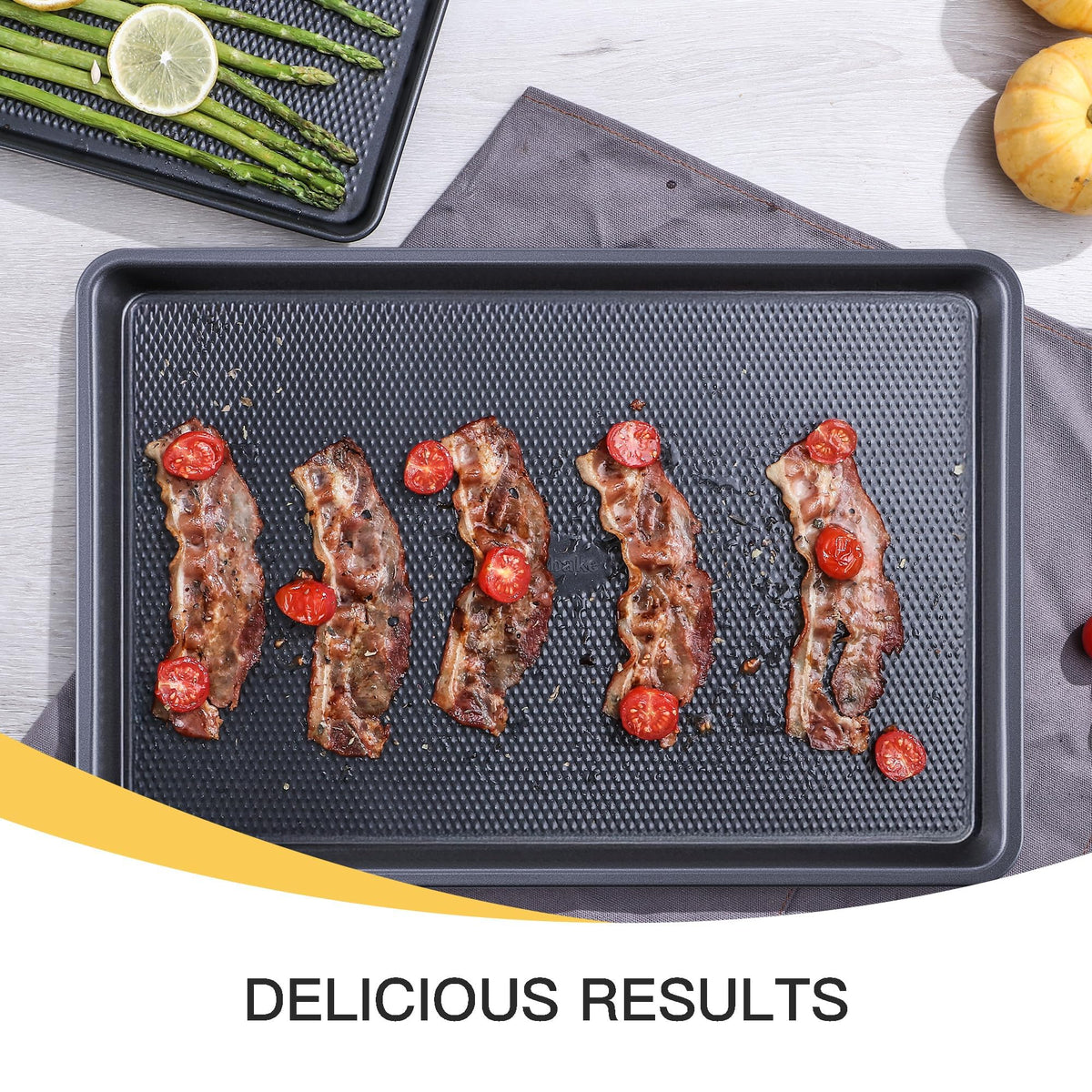 HONGBAKE oven-ready baking pan set suitable for cookies and vegetables