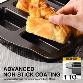 HONGBAKE pan is oven safe up to 450°F for versatile baking