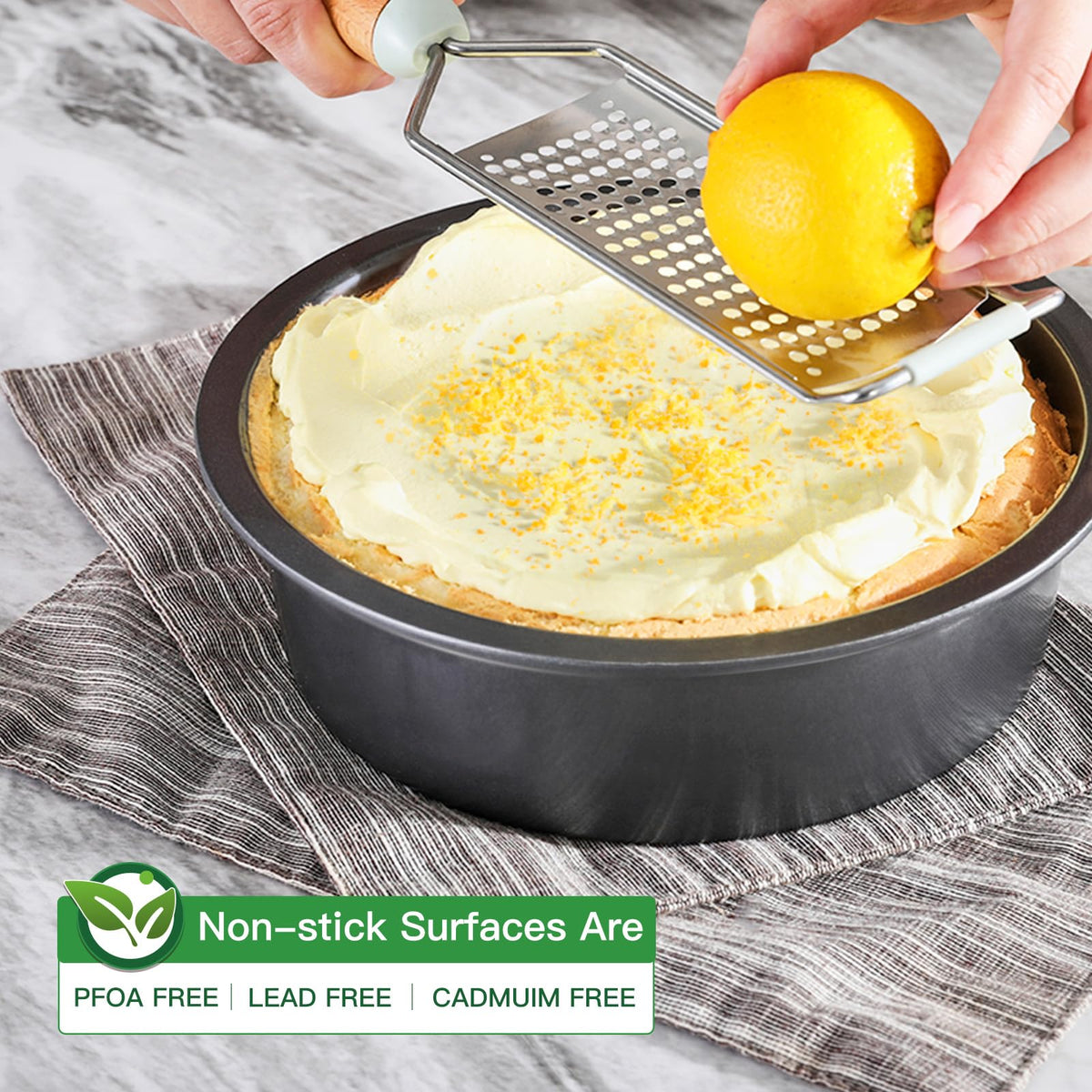 HONGBAKE parchment paper included to speed prep and lining
