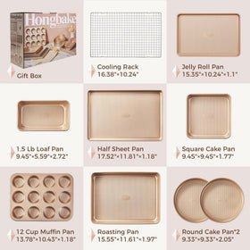 HONGBAKE roasting pan ideal for vegetables and meats.