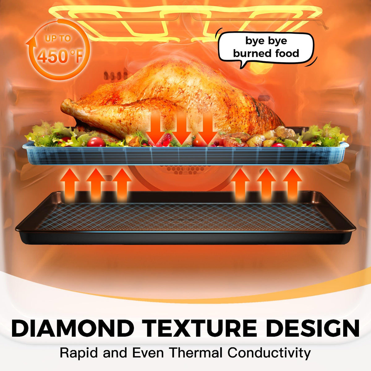 HONGBAKE square cake pan ideal for precise cuts and presentation