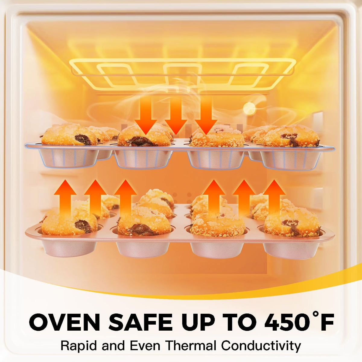 HONGBAKE stackable design helps save cabinet space and organize kitchen essentials