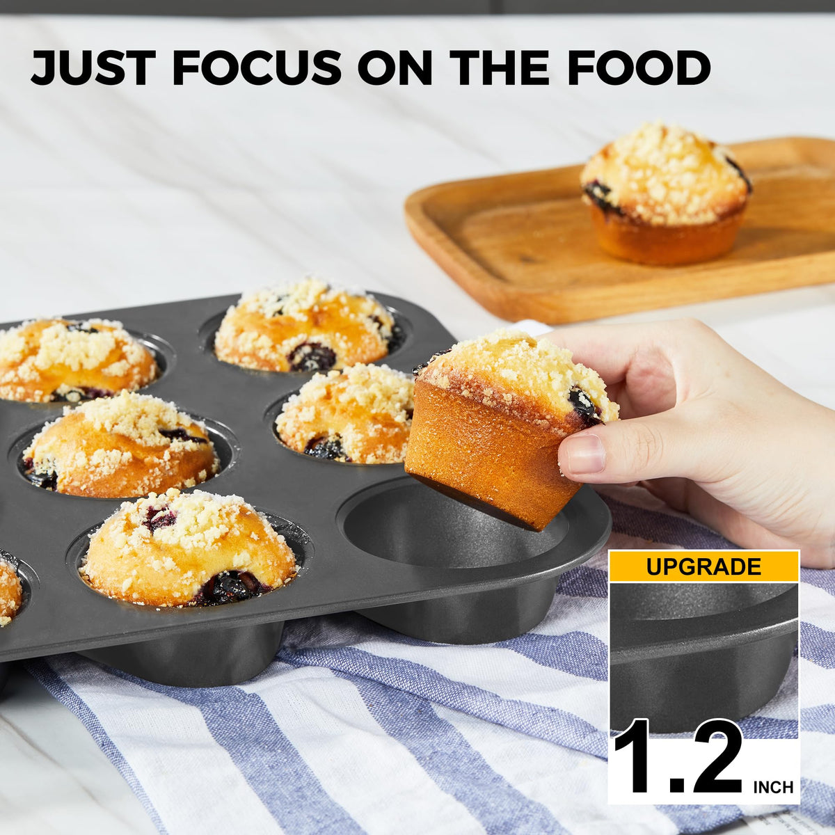 Hongbake stackable design saves kitchen storage space when not in use.