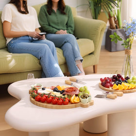 Hongsane serving tray features big platter space perfect for 3–5 guests.