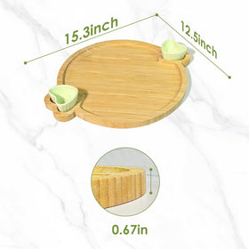 Hongsane bamboo board close-up showcases natural grain and sustainable materials.