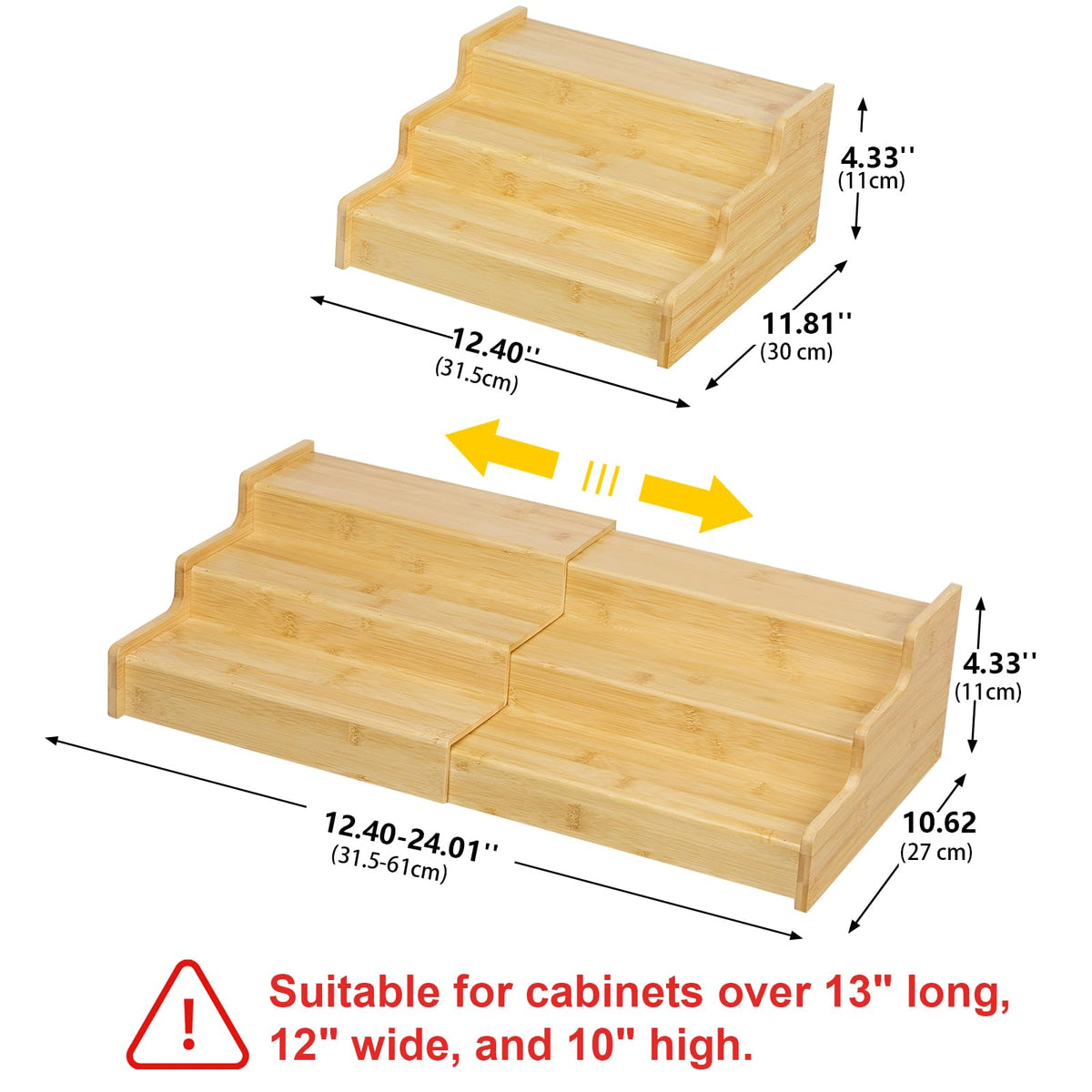 Hongtamoya wooden mug rack for kitchen keeps mugs within reach.