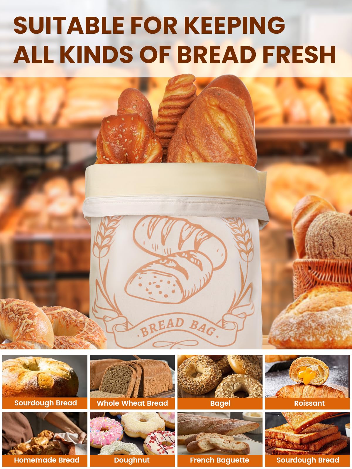 honiitaa gift-ready beeswax bread bags ideal for baking enthusiasts.