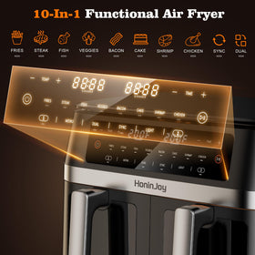 HoninJoy 10-in-1 digital touchscreen provides precise control for quick, consistent results.