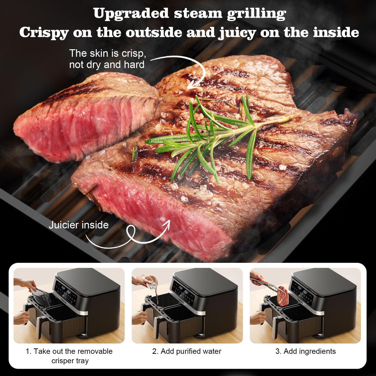 HoninJoy easy-clean design simplifies post-cooking cleanup after family meals.
