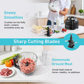 HoninJoy 2L food processor bowl for chopping and pureeing.