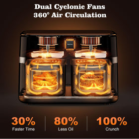 HoninJoy independent heating zones let different modes run at once for two dishes.