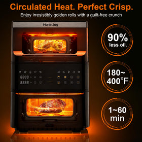 HoninJoy SYNC and DUAL modes coordinate two dishes to finish together.