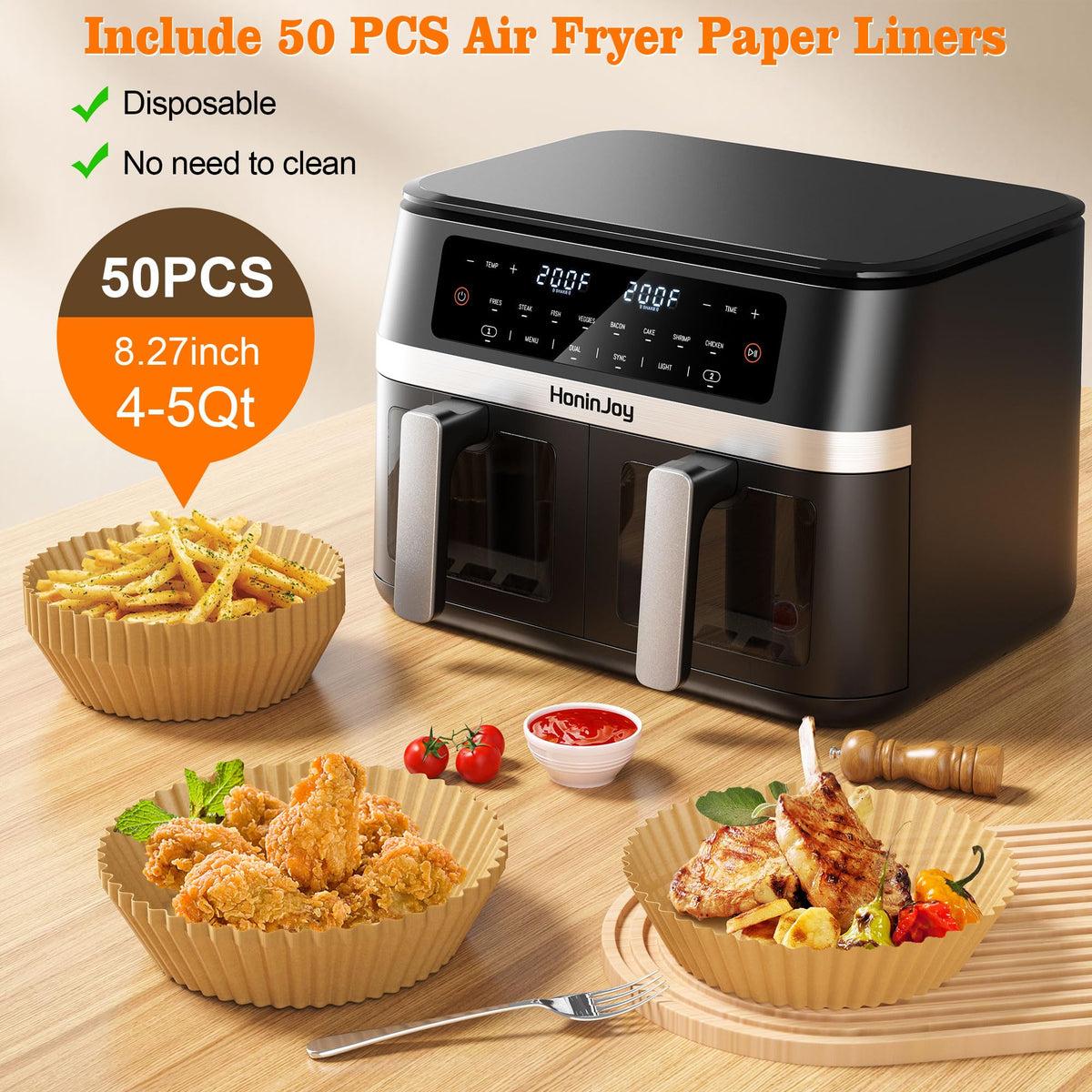 HoninJoy Sync Finish two zones enable simultaneous cooking with separate temps for diverse meals.