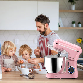 Honinst anti-slip feet keep the mixer stable on busy countertops.