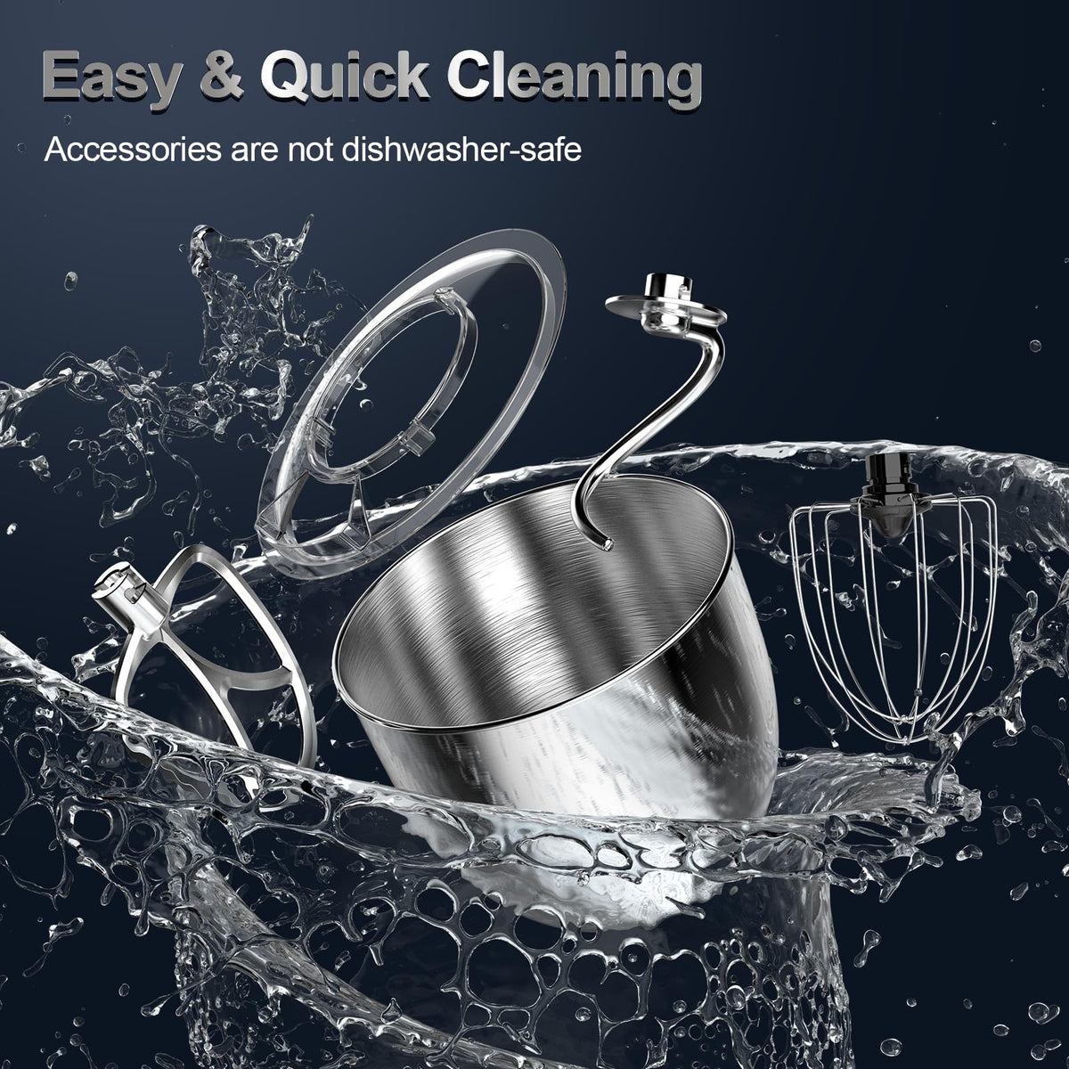 Honinst low-noise design keeps kitchen calm during mixing.