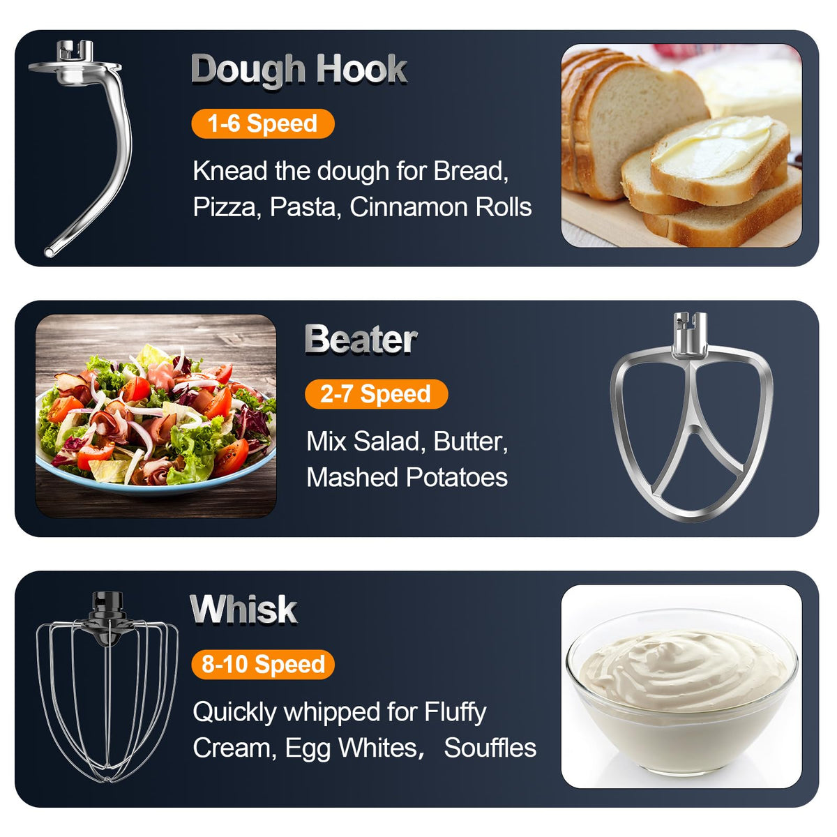 Honinst splash bowl cover helps prevent countertop messes during mixing.