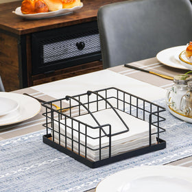 Honiter wood and metal build blends rustic charm with durable everyday use.