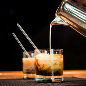 Crystal-looking plastic stirrers from Honoson; safe for daily use