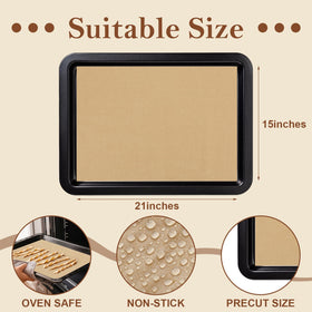 Honoson parchment paper 15x21 nonstick-easy release with minimal sticking