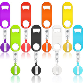 Honoson retractable flat bottle opener in a vivid color for quick one-handed use