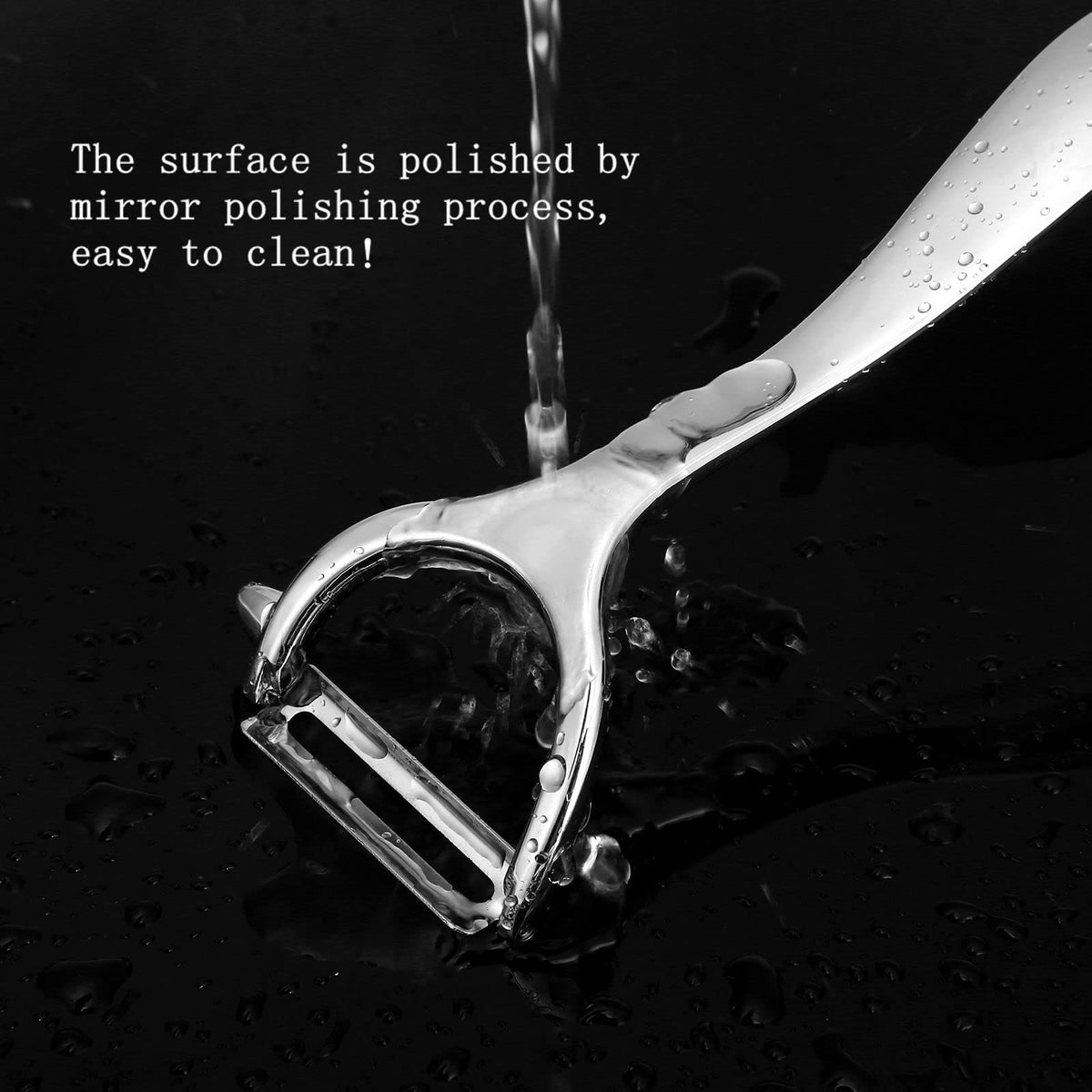Honsen ergonomic handle for comfortable grip during prep.