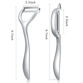 Honsen I-shaped peeler for precise peeling with minimal waste.