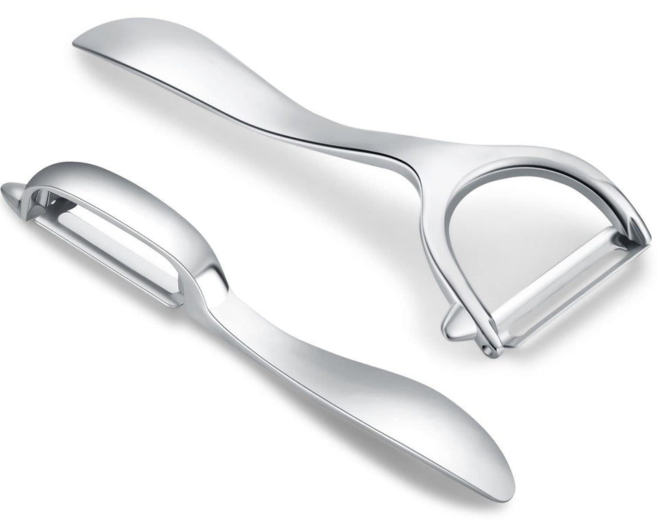 Honsen set of two peelers with Y-shape blade for effortless peeling.
