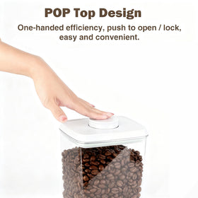Hontent airtight seal preserves freshness and protects dry staples.