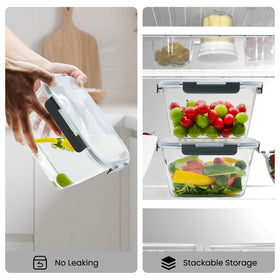 Hontent borosilicate glass for durable, safe food storage.