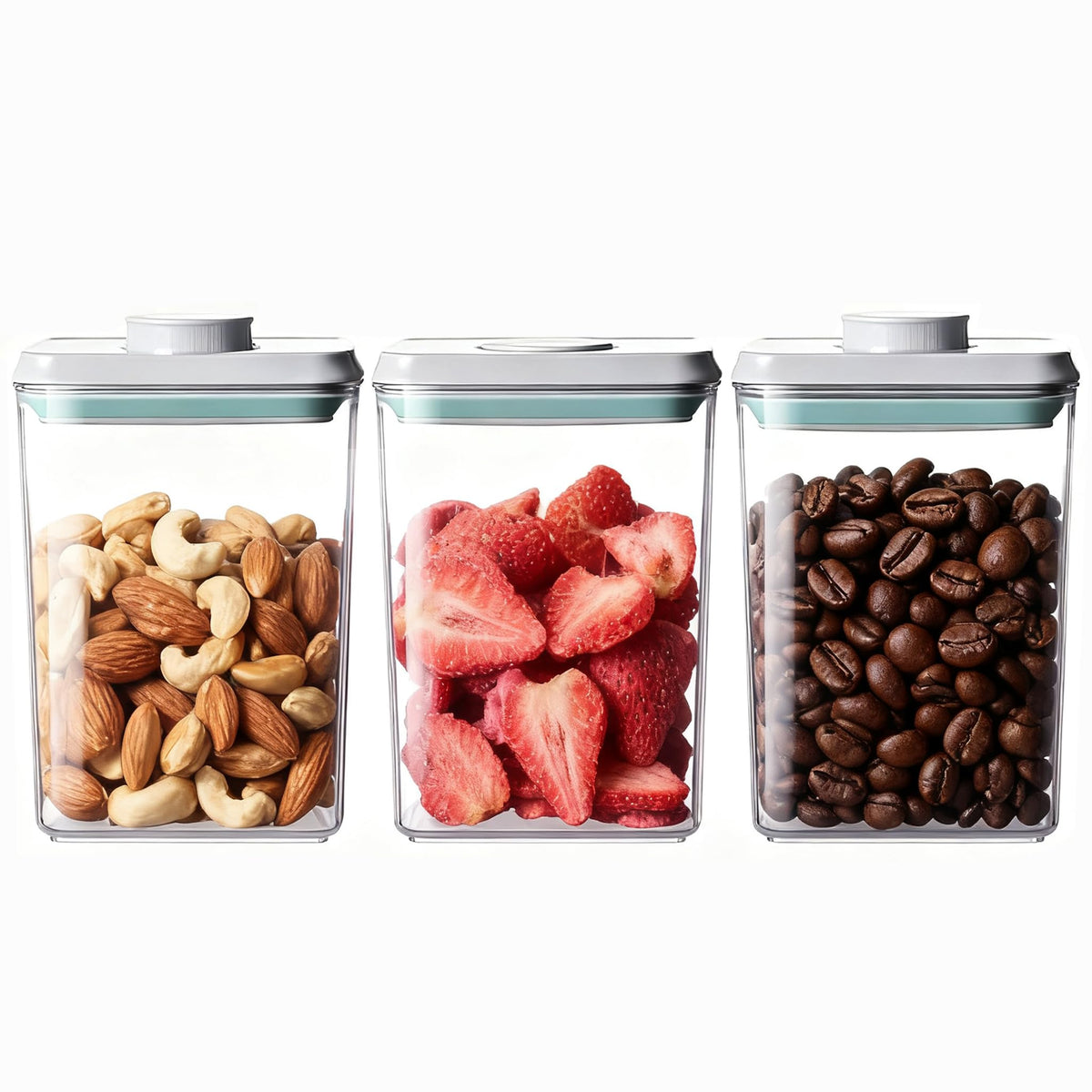 Hontent Pop Food Containers with airtight lid preserve freshness for pantry staples.