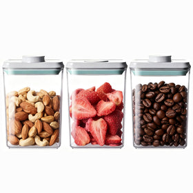 Hontent Pop Food Containers with airtight lid preserve freshness for pantry staples.