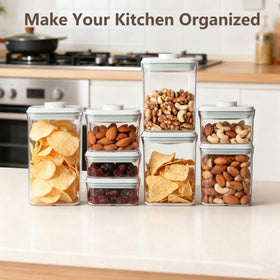 Hontent Pop containers are compact and stackable, ideal for small kitchens and tidy shelves.