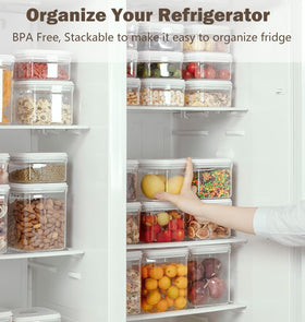 Hontent stackable bases maximize cabinet space with anti-slip design.