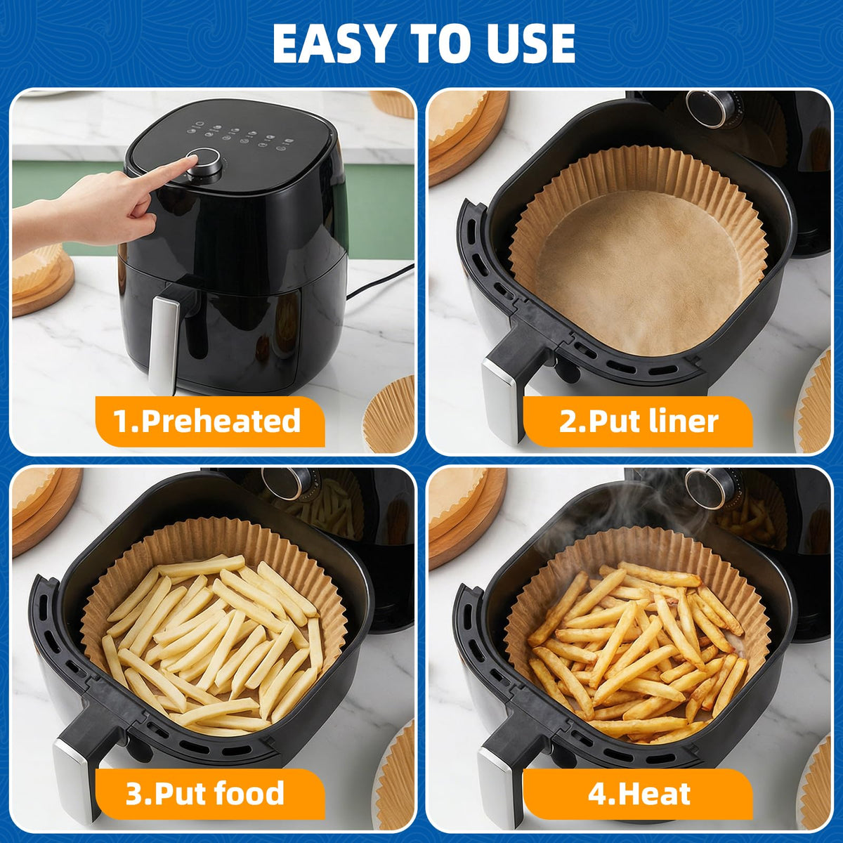 HONYAO versatile liners for baking, roasting, and serving in appliances.