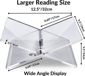 Honygebia tabletop display view for magazines in a reception