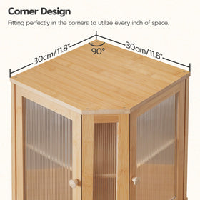 Large capacity two layers hold bread, muffins, pastries, fruit.