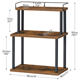 HOOBRO BF02TL01 spice rack display keeps bottles within reach