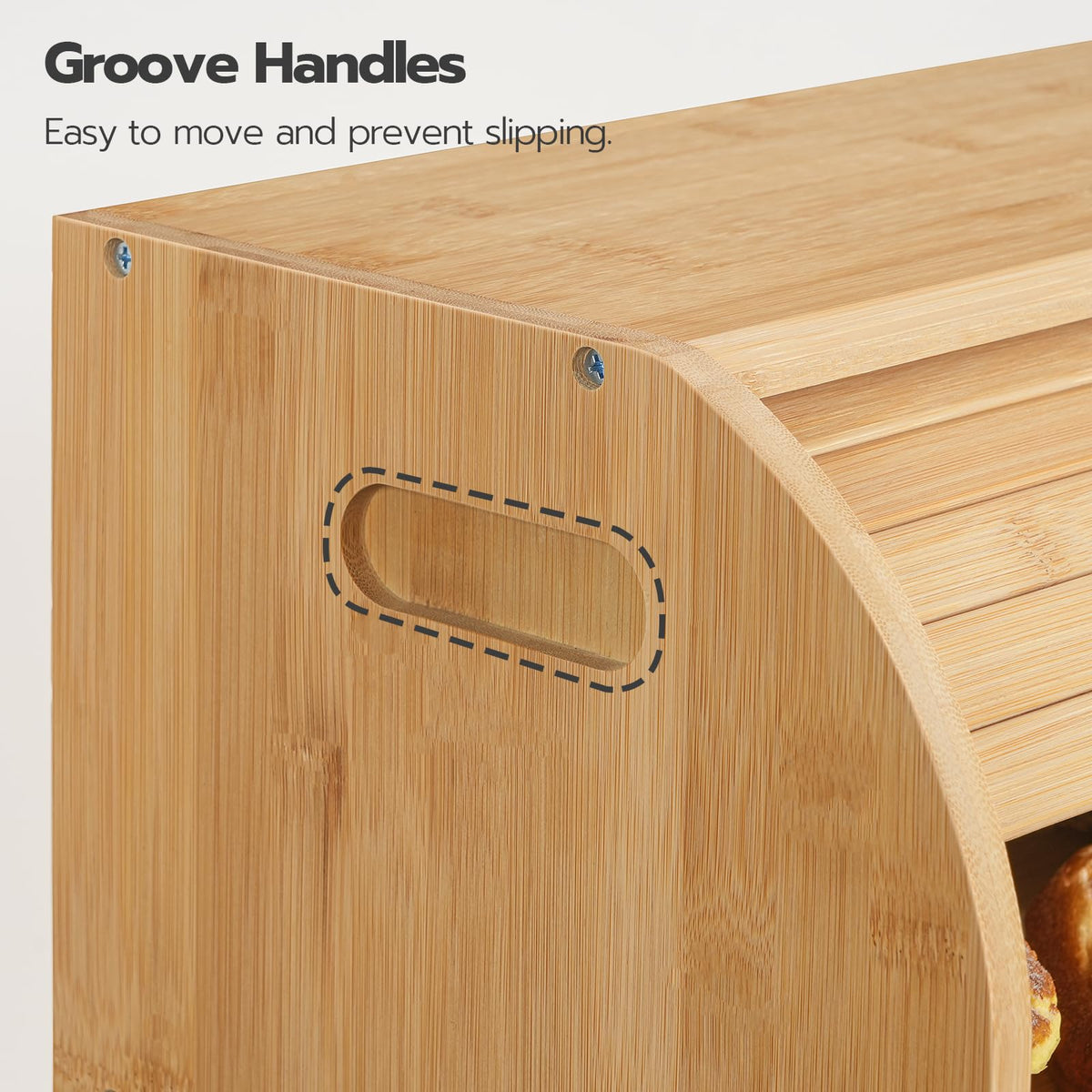 HOOBRO natural finish bamboo blend with any kitchen decor.