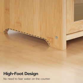 HOOBRO roll-top acrylic door for easy access.