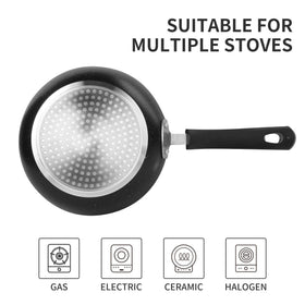 HooJay aluminum alloy construction provides fast, even heat distribution for versatile cooking.