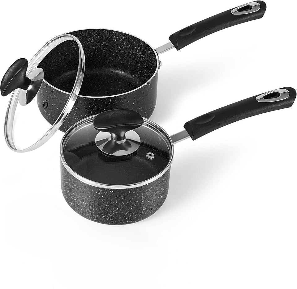 HooJay 1 Qt nonstick saucepan for quick sauces and even heat