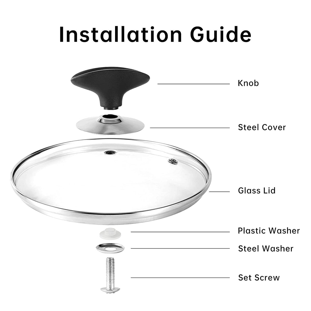 HooJay interior nonstick coating enables easy cleaning with a soft sponge