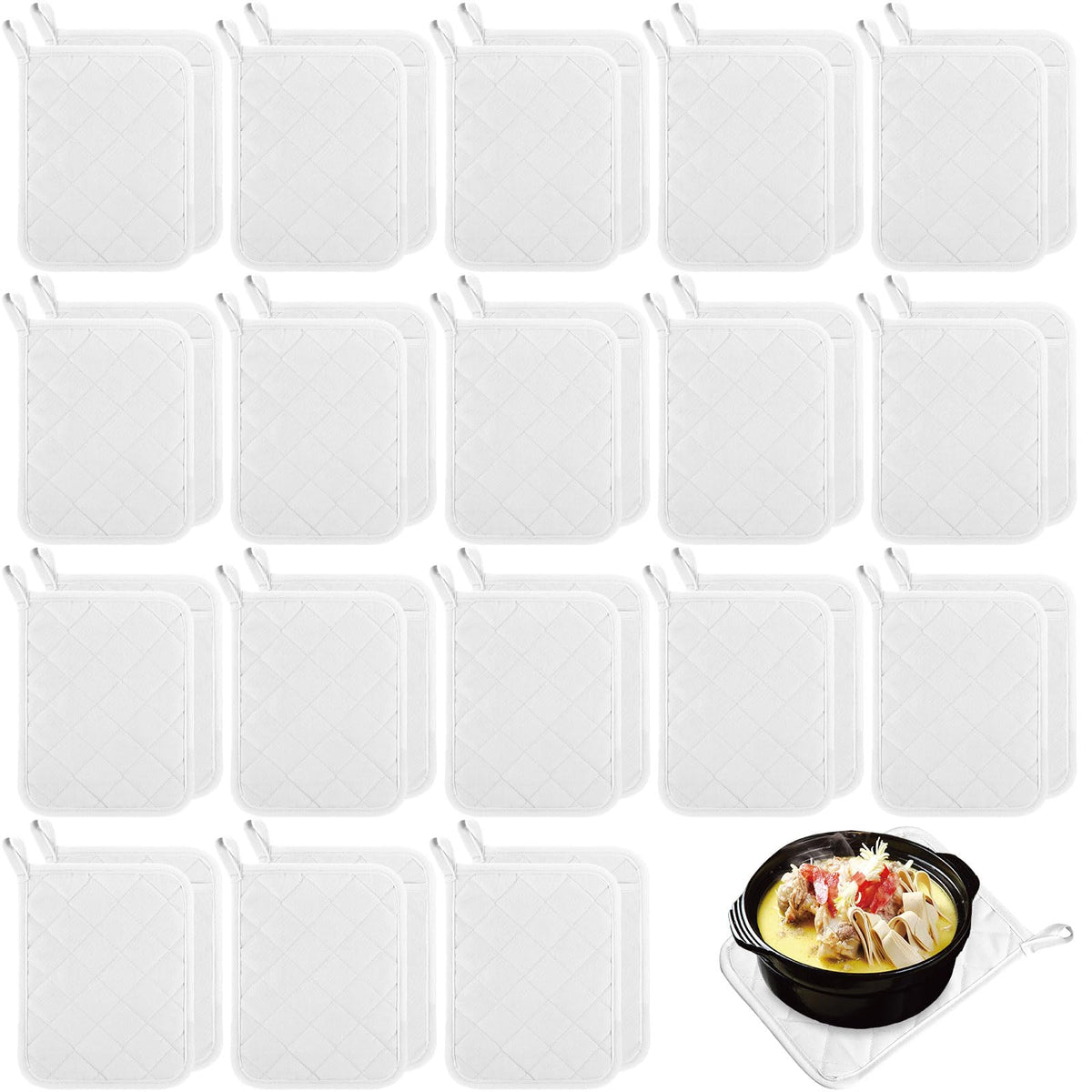 Hoolerry pocket pot holder with soft interior for comfortable grip