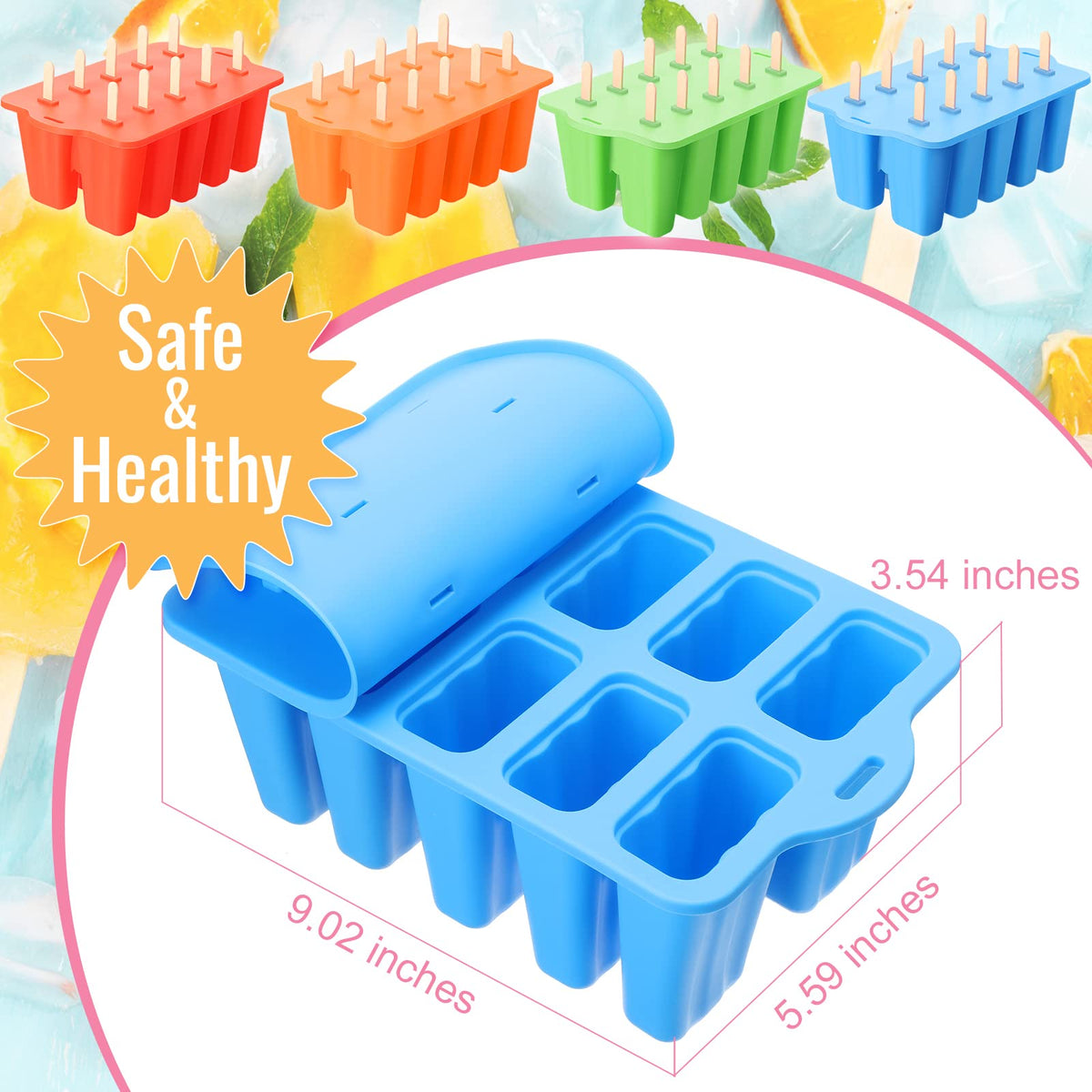 Hoolerry 200 wooden sticks for clean, convenient pops.