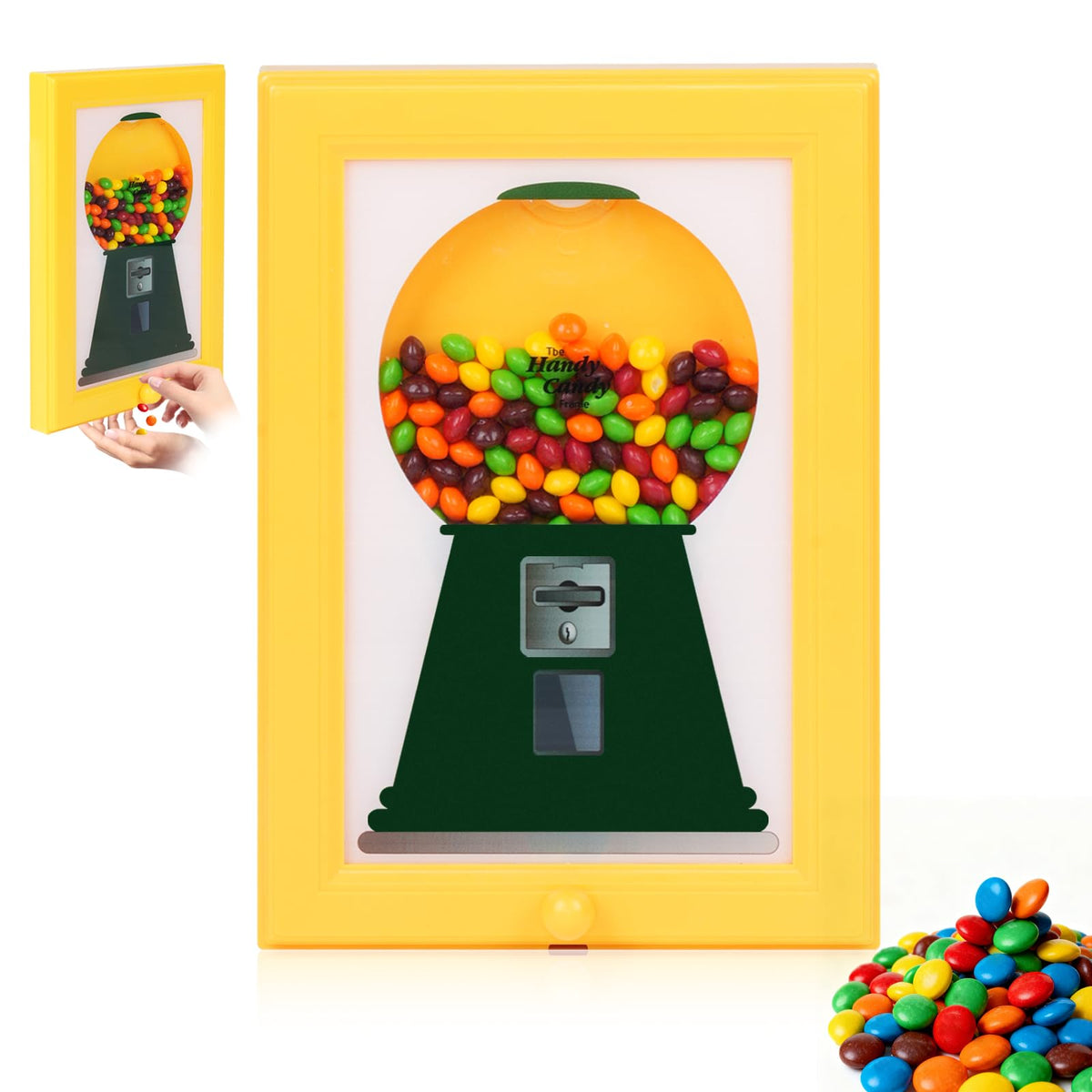 HOOMESUN candy dispenser frame front view for retro wall display