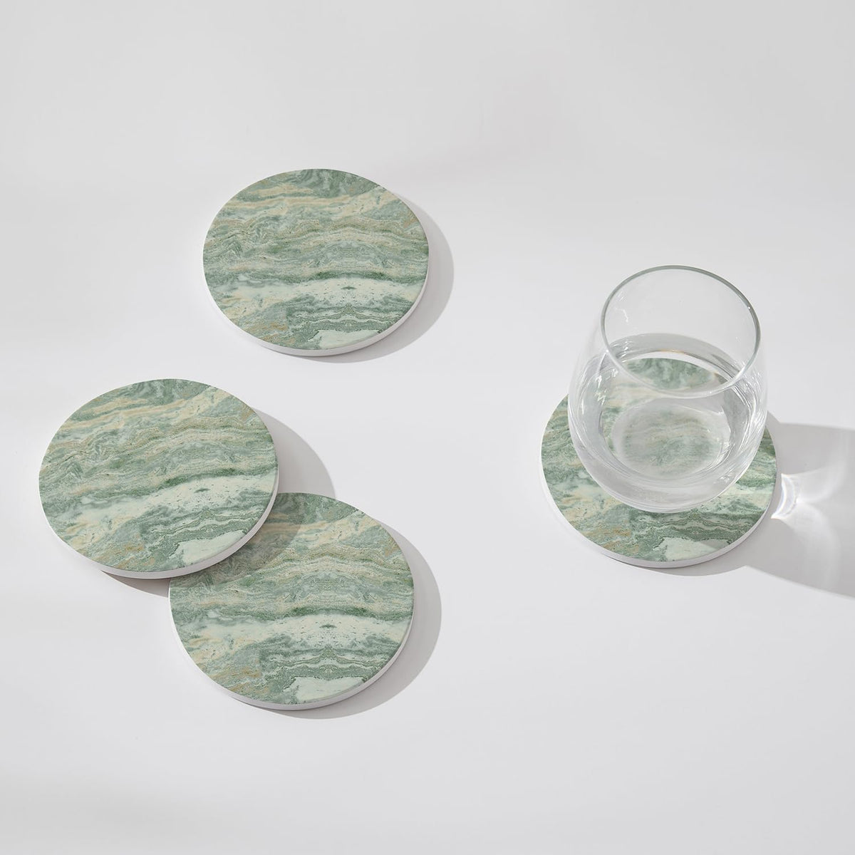 Hoomey 4 inch diameter coaster fits most mugs securely.