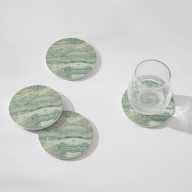 Hoomey 4 inch diameter coaster fits most mugs securely.